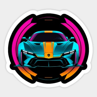 Cyberpunk Car Sticker